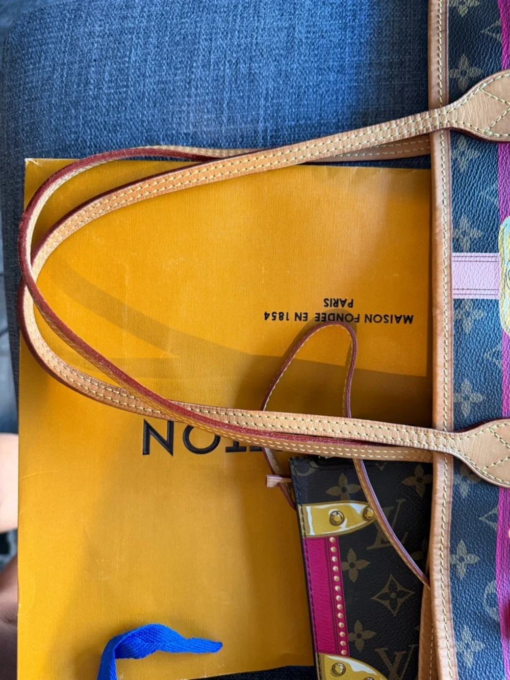 ✨ Authentic Louis Vuitton Neverfull MM – Limited “Summer Trunks” Edition ✨ - Picture 16 of 16